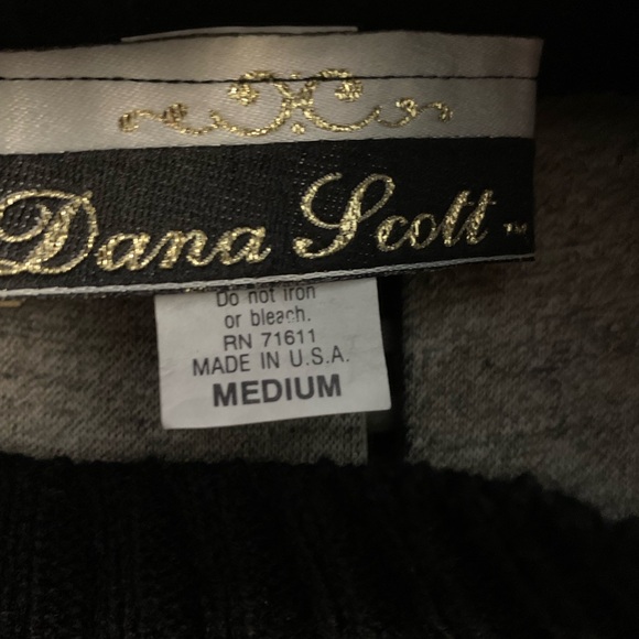 VTG 80’s Dana Scott Star Burst sweater Made in USA medium - Picture 6 of 10